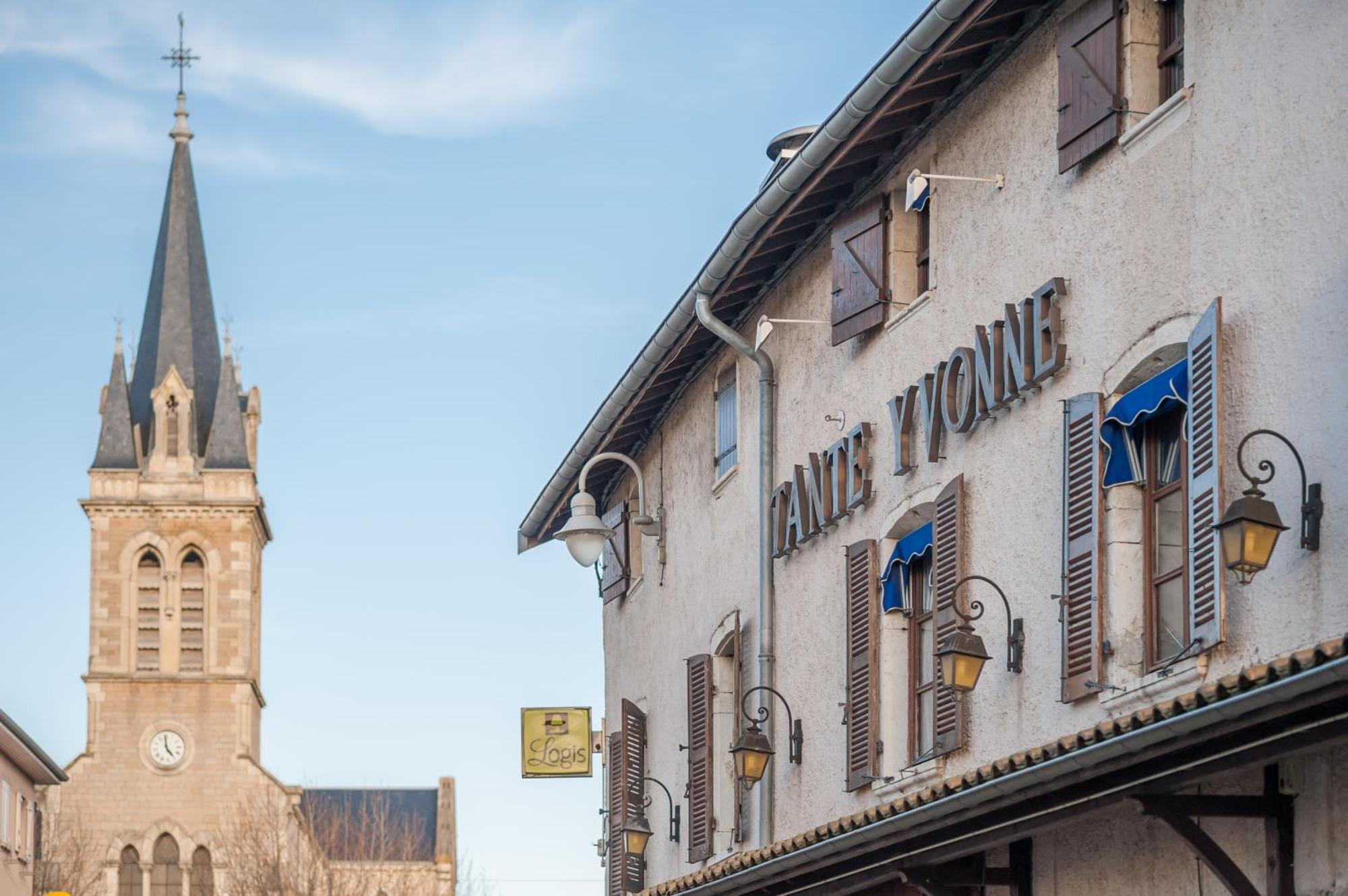 Logis Hotel Tante Yvonne & Son Restaurant Semi-Gastronomique - Lyon Nord Quincieux ภายนอก รูปภาพ